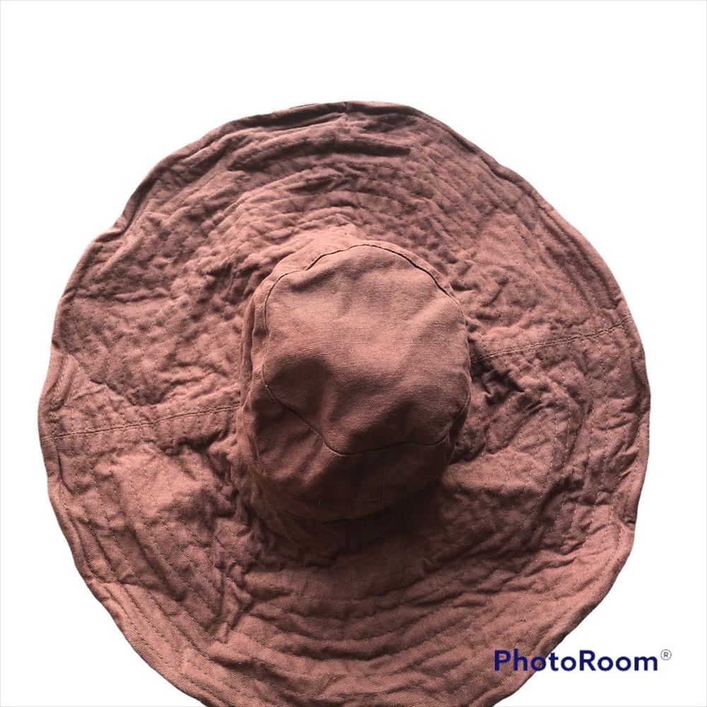 Scala Collezione Handcrafted Linen Summer Hat - image 1